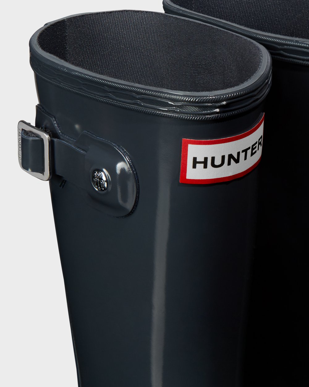 Kids Hunter Original Big Gloss | Rain Boots Grey | NZ-82476-ONTC